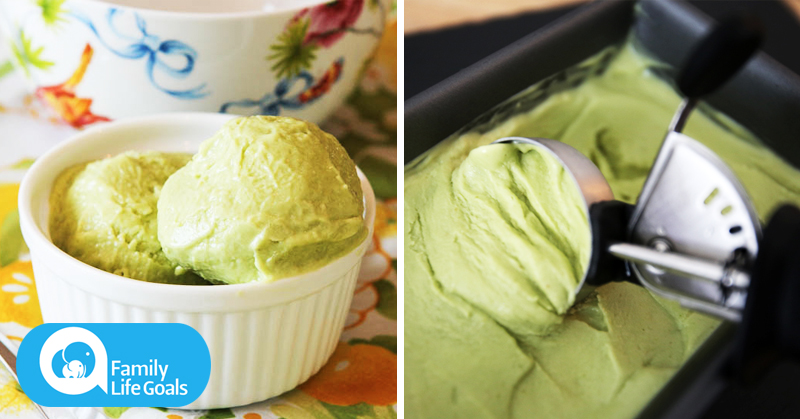 6-ingredient, 6 minute ice cream recipe with avocado, coconut milk and NO dairy