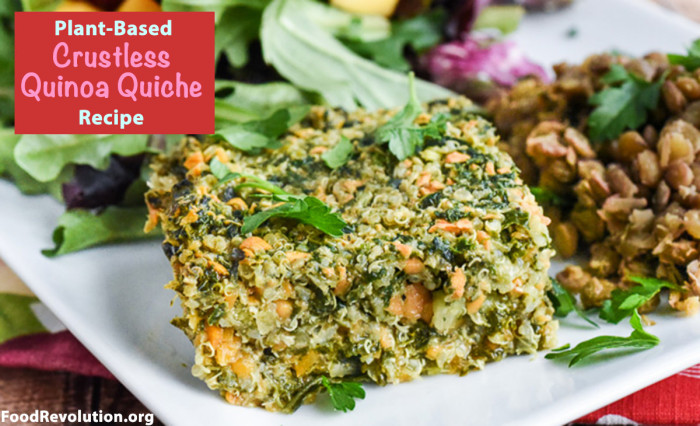 Quinoa Kale Crustless Quiche