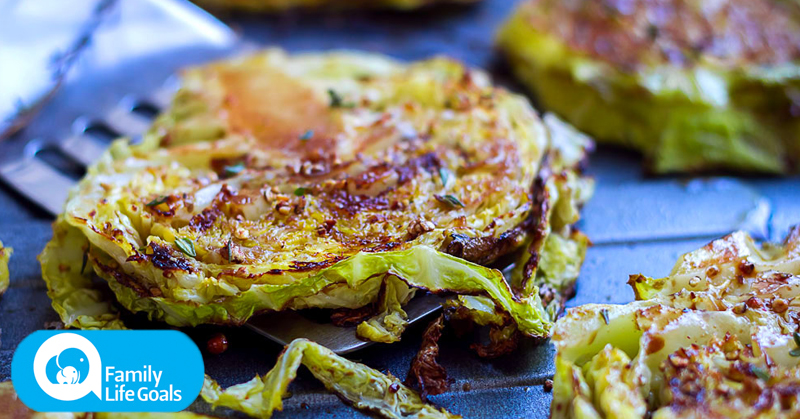 These roasted garlic cabbage chips make a fantastic low-carb side or replacement for crackers