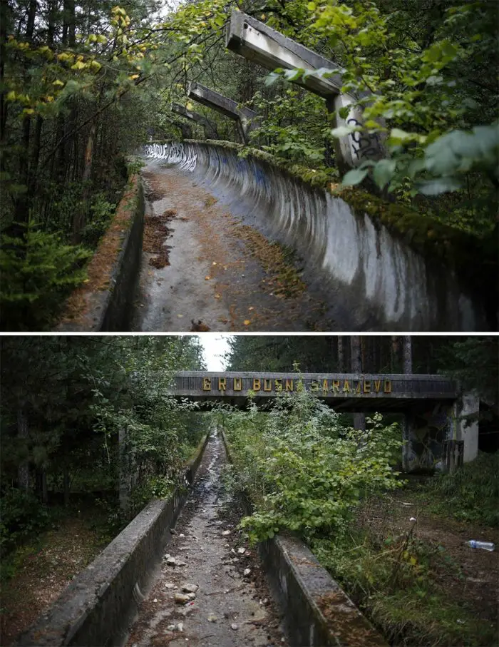 abandoned olympics bobsleligh