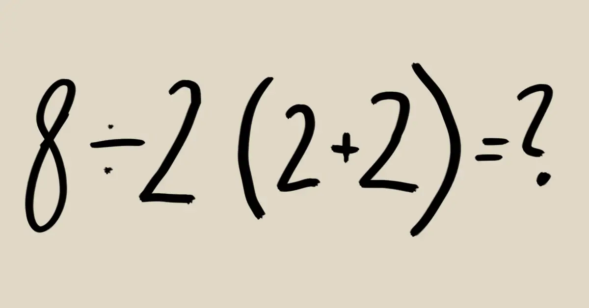 Here S The Correct Answer To This Viral Math Problem That