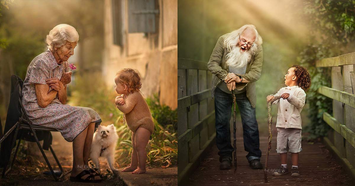Photographer captures little children and their grandparents and the pictures are beyond amazing