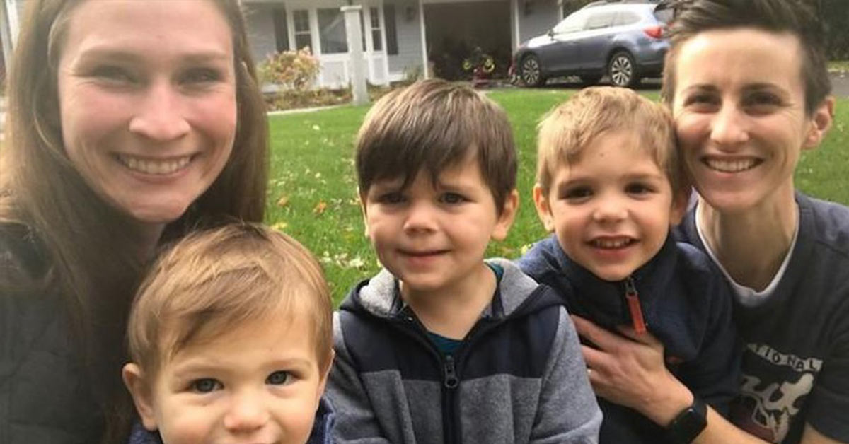 Lesbian couple adopts three separated brothers so they can grow up together