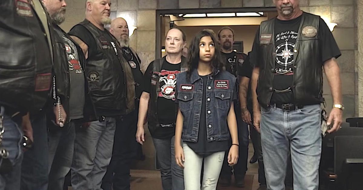 These Bikers Take Victims Of Child Abuse Under Their Wings And Protect Them