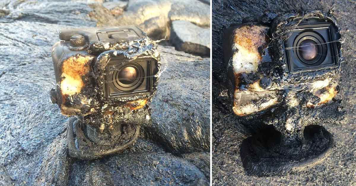 A GoPro Camera Was Swallowed By Lava, Survived and Recorded the Entire Thing