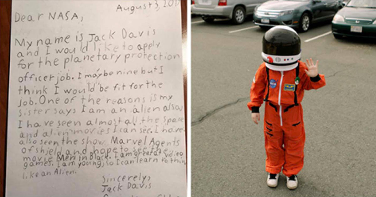 9-Year-Old Applies for Job at NASA, And Here’s how NASA Responds