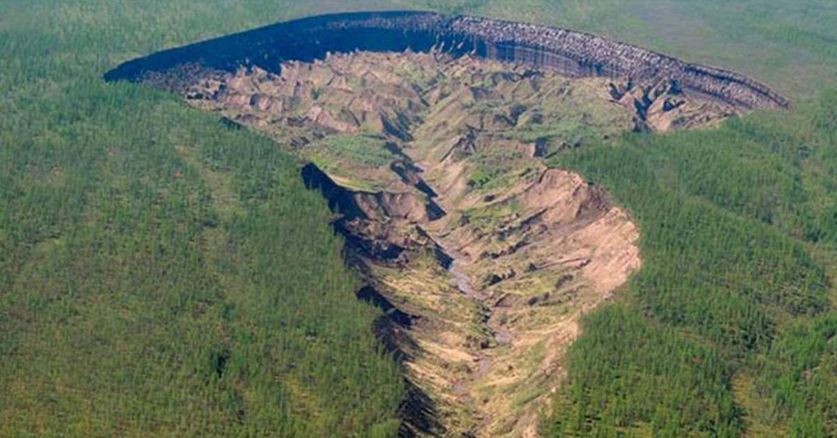 Climate Change and Deforestation Causing Siberia’s ‘Doorway to the Underworld’ To Rapidly Growing In Size