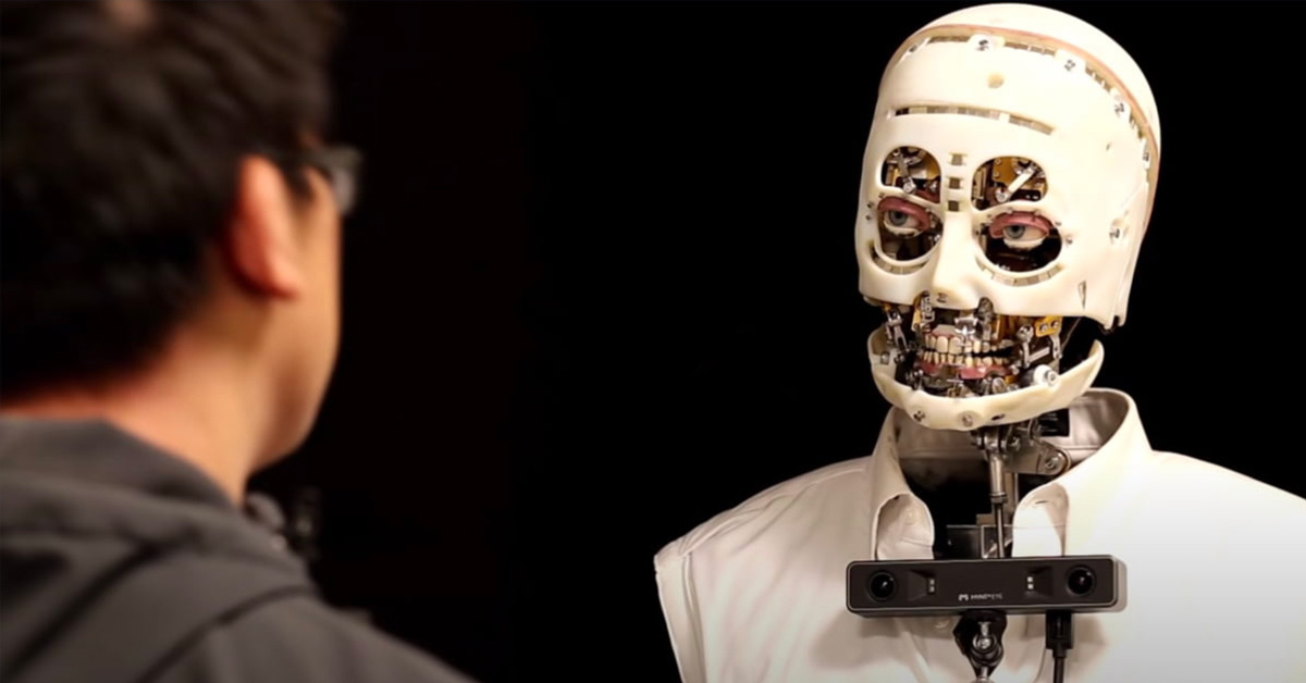 Disney’s New Skinless Robot can Blink and Breathe like a Human